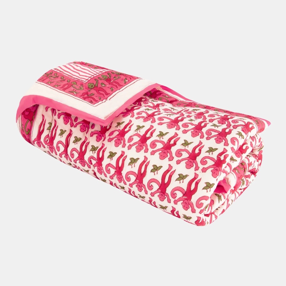 Roller Rabbit Monkey Baby Quilt